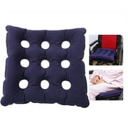 Casewin Wheelchair Cushion for Pressure Sores - Bed Sore Cushions for Butt for Recliner - Pressure Sore Cushions for Sitting in Recliner - Inflatable Wheelchair Cushions for Pressure Relief Dark Blue